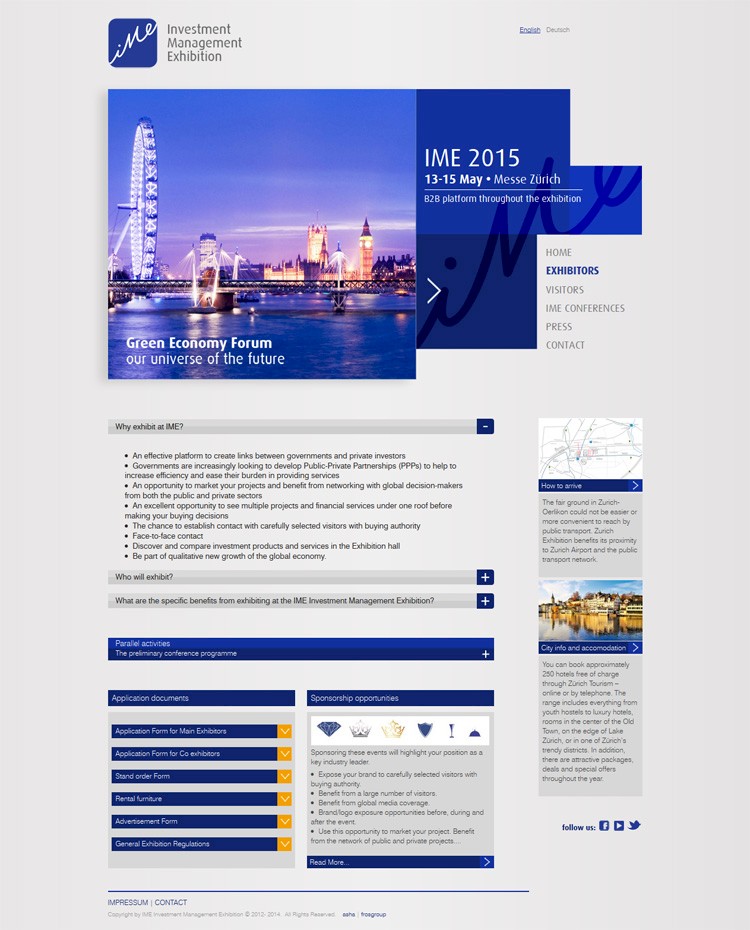 Investment Management Exhibition Europe Investment Management Exhibition Europe