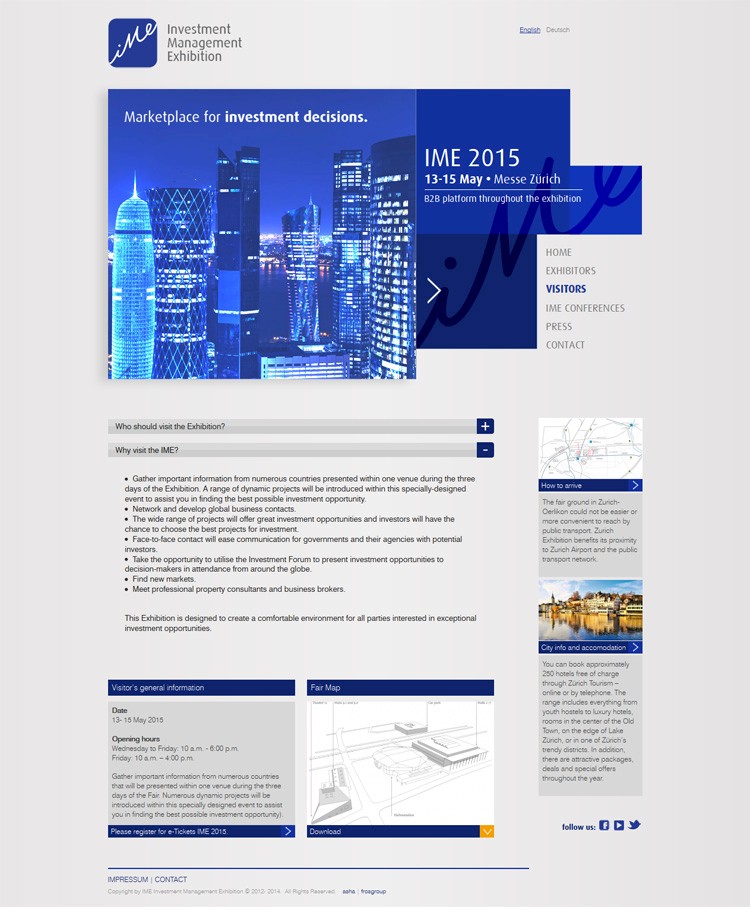 Investment Management Exhibition Europe Investment Management Exhibition Europe
