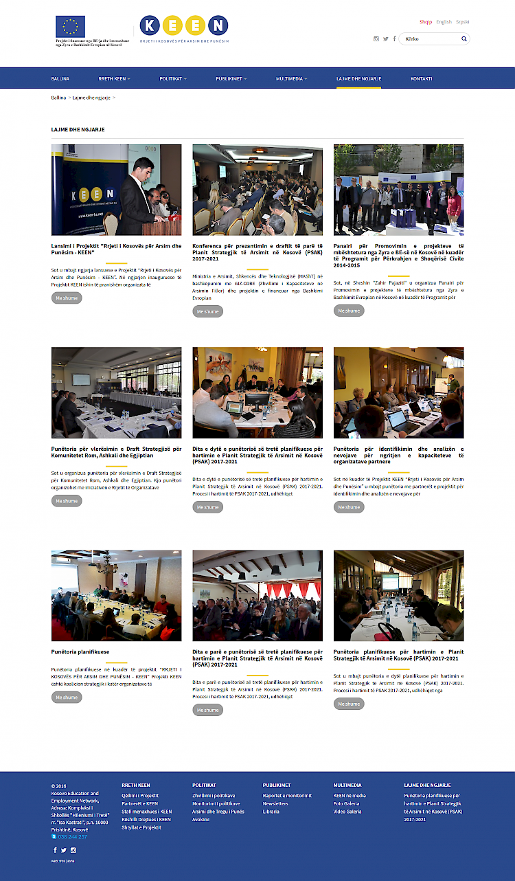 Kosovo Education and Employment Network Kosovo Education and Employment Network