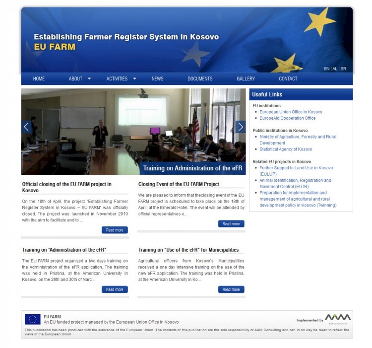 Eurpean Union Farm Registration Kosovo Eurpean Union Farm Registration Kosovo